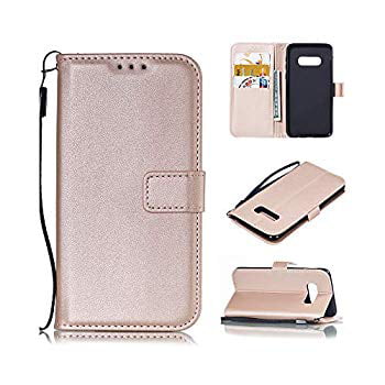 Stylish Cover Compatible with Samsung Galaxy S10e Brown Leather Flip Case Wallet for Samsung Galaxy S10e 
